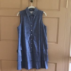 Finley Flounce Shirt Dress